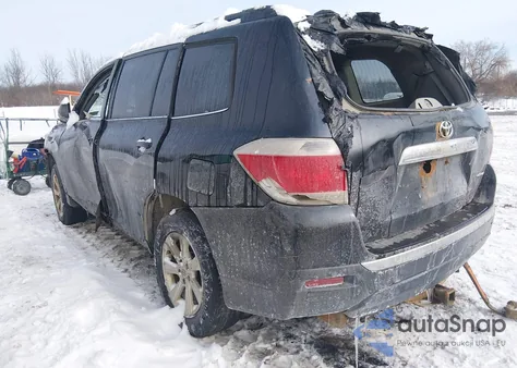 2013 Toyota Highlander Se V6 из США, поврежденный, VIN 5TDBK3EH3DS178846